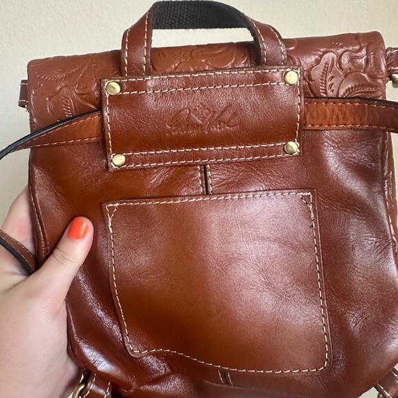 Patricia Nash Tooled Leather Convertible Backpack main image 11